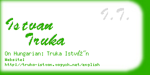istvan truka business card